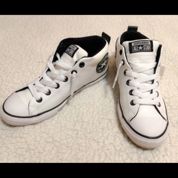 men's chuck taylor all star street mid casual sneakers from finish line